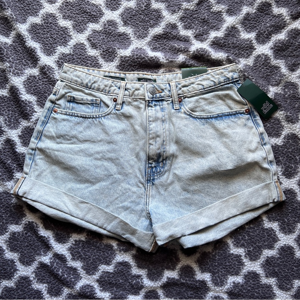 High Rise Mom Shorts